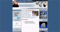 Desktop Screenshot of mhmeteorites.com